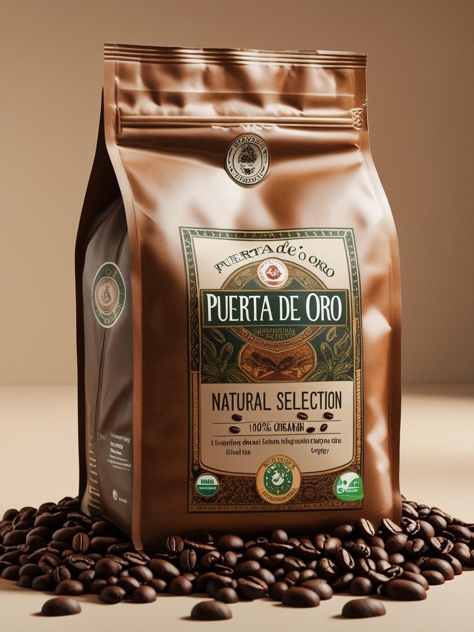 CAFÉ 100% ECOLÓGICO – PUERTA DE ORO SELECCIÓN NATURAL (250 GRAMOS)
